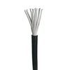 Kingmaking Hot sales electrical cable RVV white thread 8*0.5mm 20AWG black PVC sheath pure copper 100M