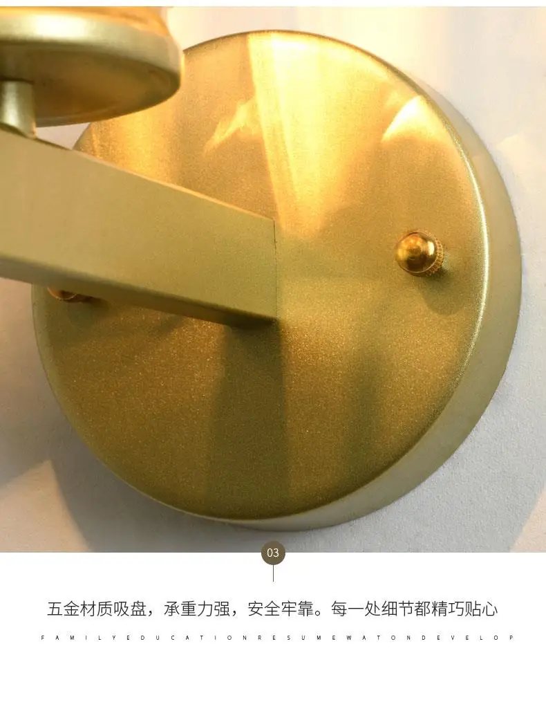 product luxury modern led crystal wall lamp for living room bedroom  corridor indoor home decor 220v iron body gold accent for hotels-12