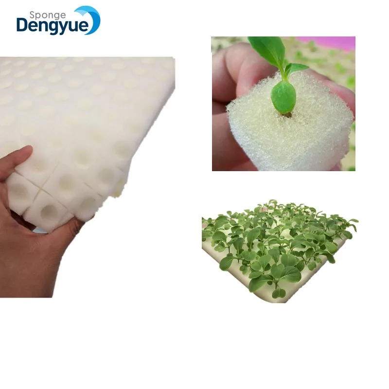 Open Cell Bio Sponge Air Plant Reticulated Foam For Hydroponic Vertical