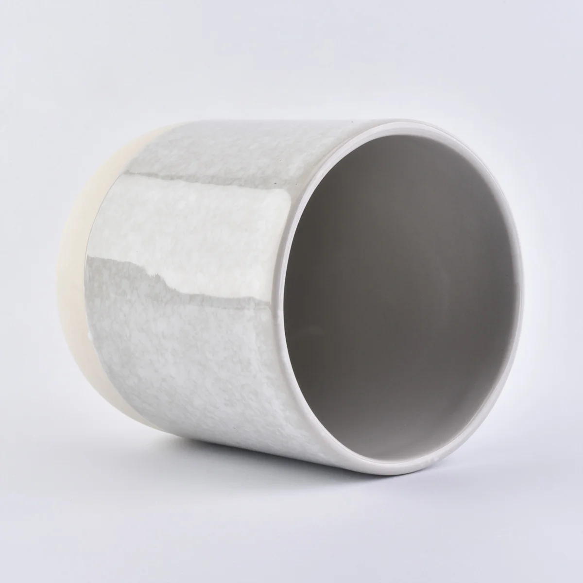 380ml Ceramic Candle Holder With Different Decoration