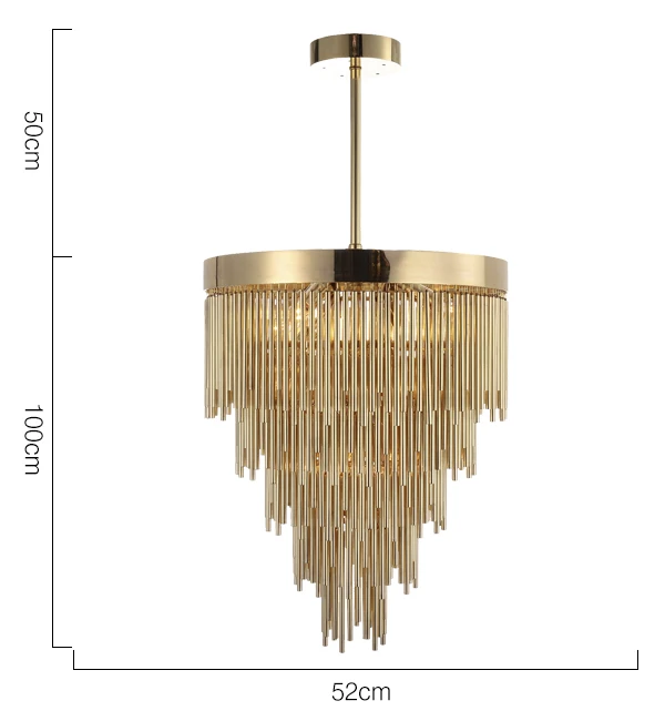 modern hanging lamp gold