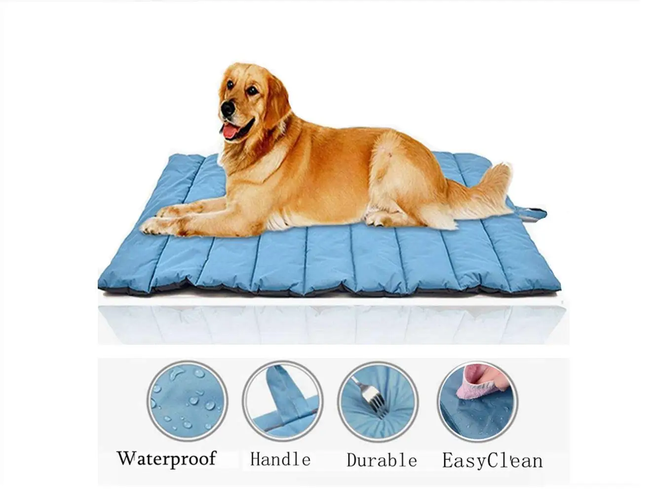 Durable Cozy Roll-up Dog Bed Light Weight Portable Travel Pet Bed - Buy ...