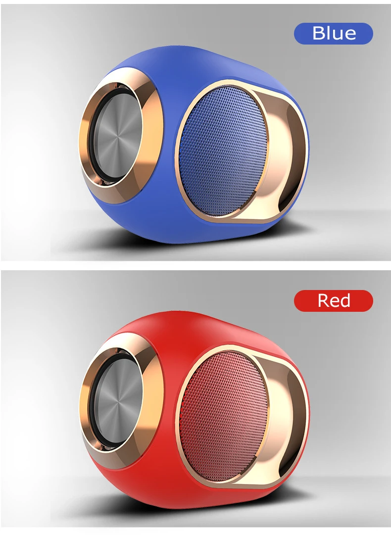 Innoliance X6 Sizes Wireless Golden Egg Speakers for Bluetooth - ANKUX.COM