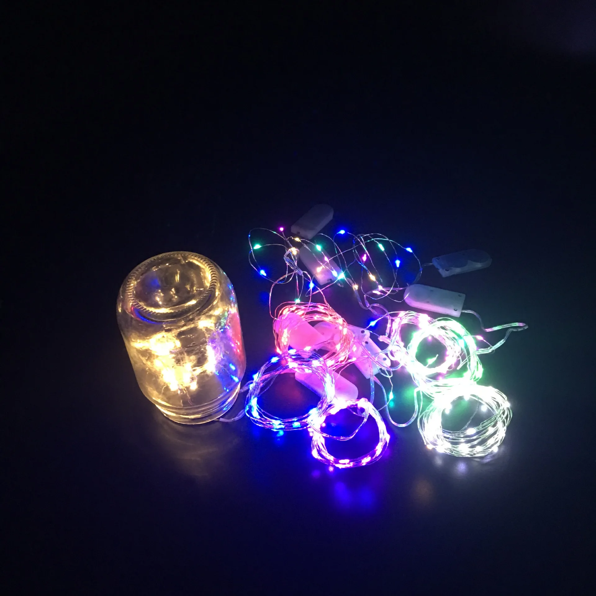 Hesheng Cr2032 Button Battery Operated Mini Micro Led String Lights