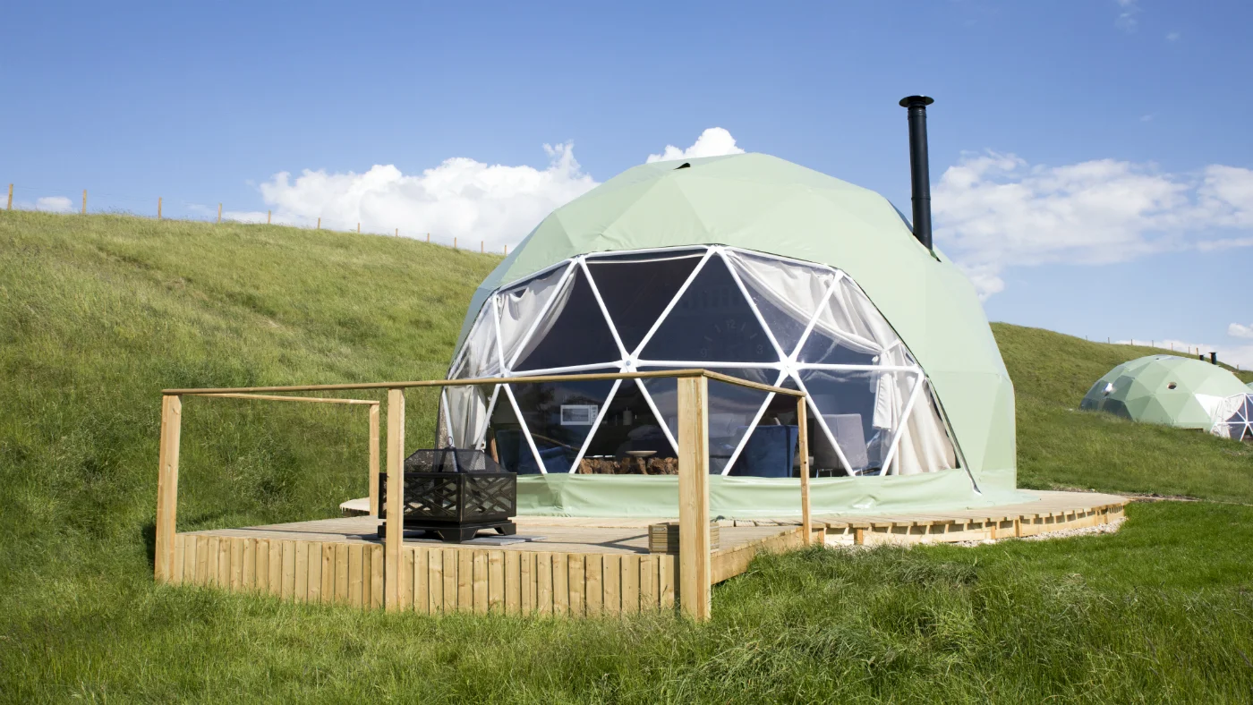 半圆顶帐篷豪华酒店圆顶帐篷 6m 豪华野营帐篷