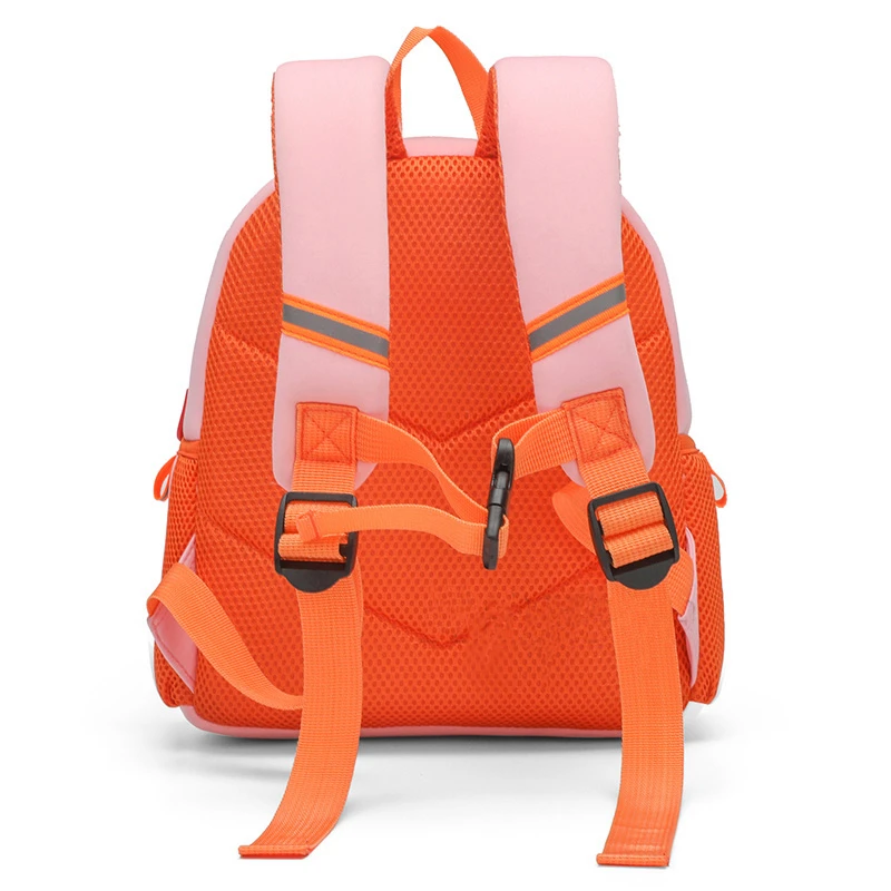 mochilas Cartoon Pink Snail Backpacks for Girls Children Fashion Cute Schoolbag Kindergarten Kids School Bags Neoprene Mochila Escolar