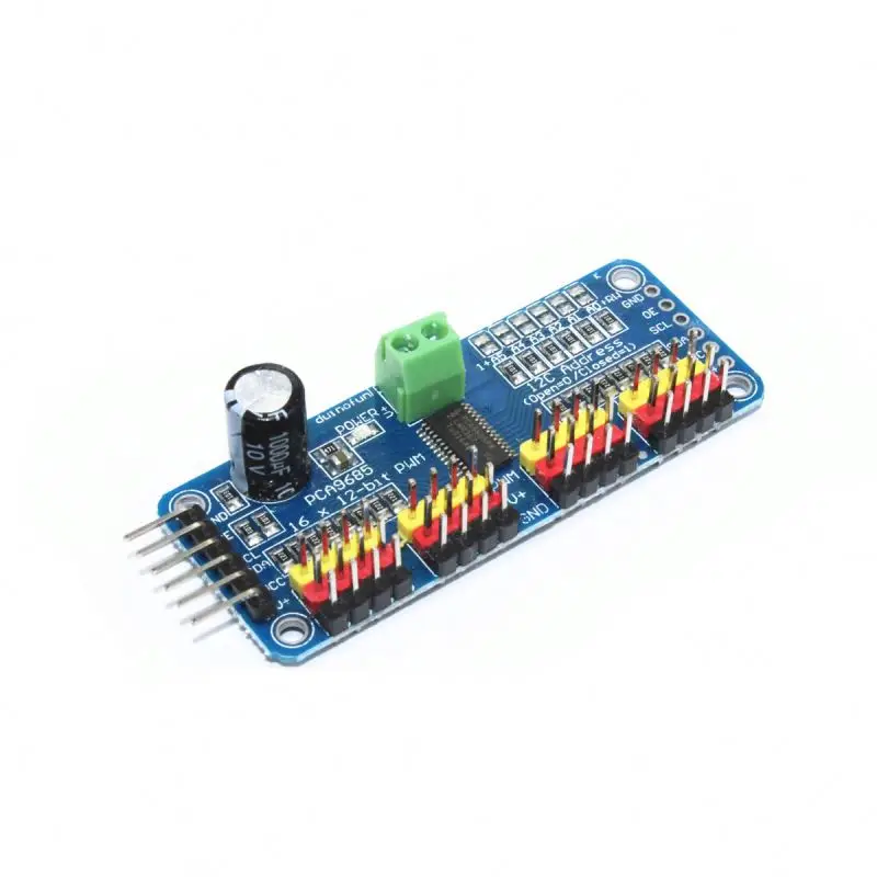 16-channel PWM servo control board module servo drive board controller ...