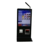 Free shipping hot sale 15inch self-service touch screen pos cash register with built-in printer and barcode printer