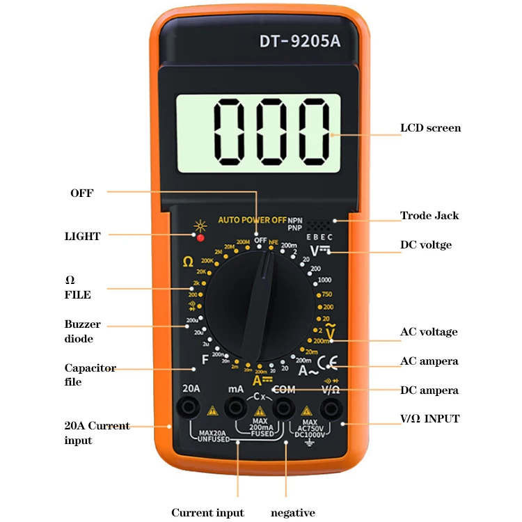 Tester Multimeters Smart Car Battery Tester Digital Multimeter Voltage