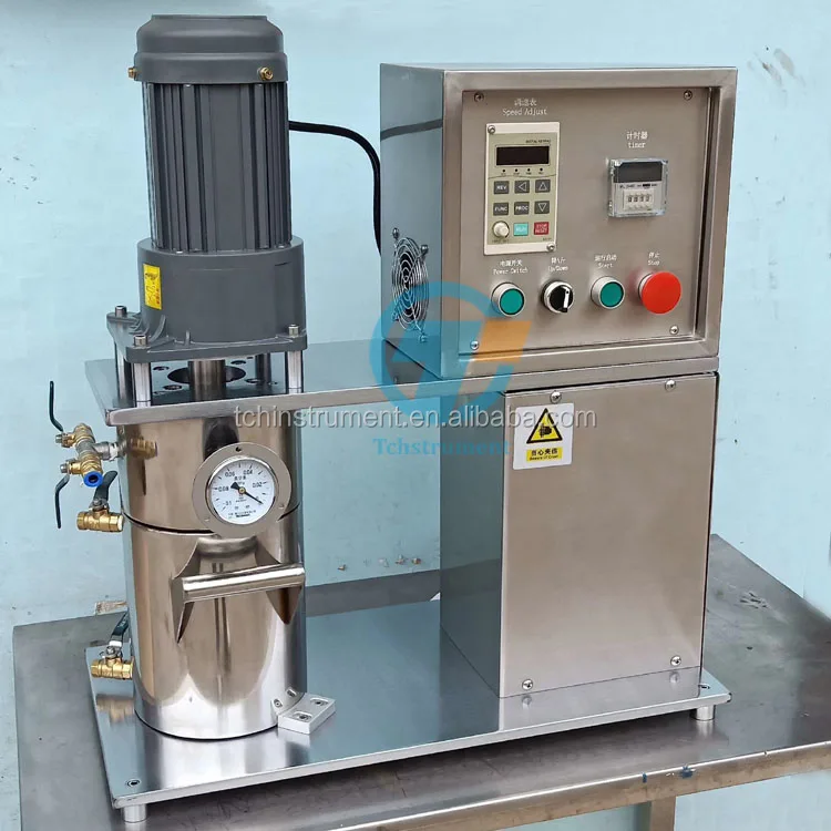 Laboratory vacuum mixer for Mixing of electrode slurry during lithium