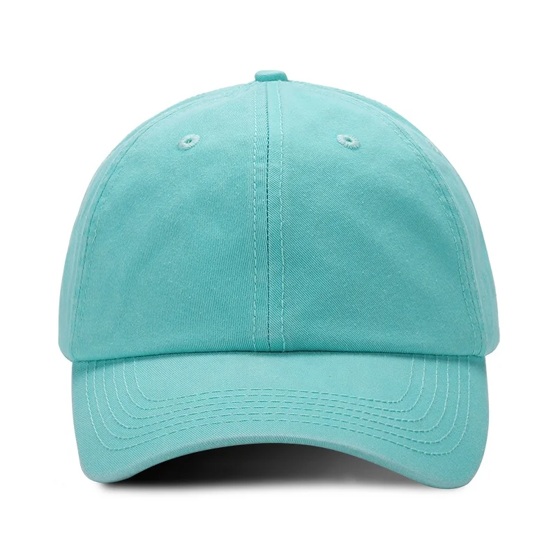 

hot sale 90s 00s ready to ship street wear vintage plain unstructured dad hats baseball caps for outdoor, Teal