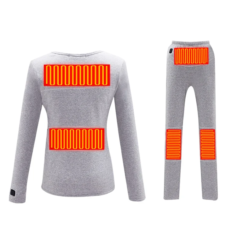 Warm Clothing Battery Powered Operated Underwear Electric Mens Thermal