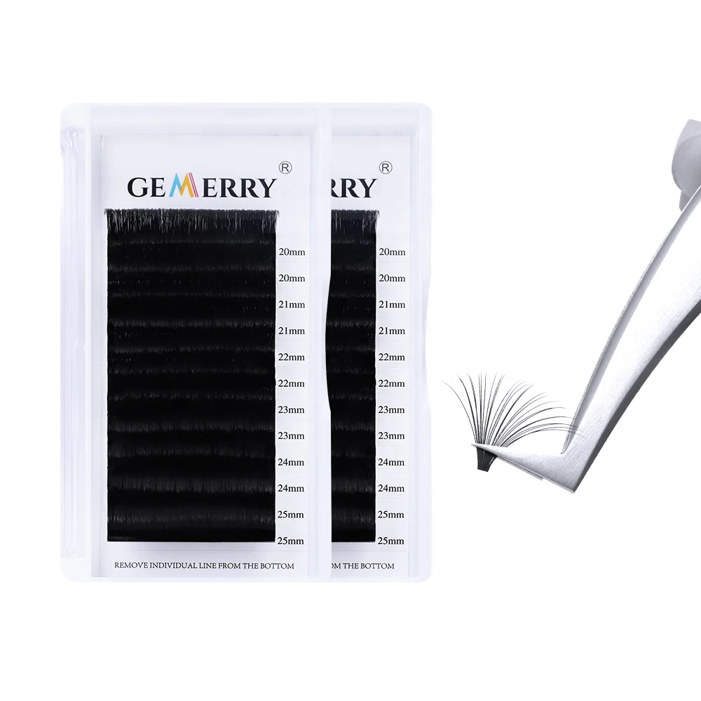 

Volume Eyelash Extensions Individual Lashes 0.07mm Easy Fan Volume Lashes Rapid Blooming Self Fanning Lash Extensions