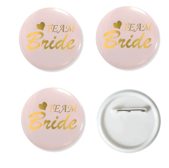 Team Bride Team Groom Badge Wedding Hen Party Decoration Bachelorette ...