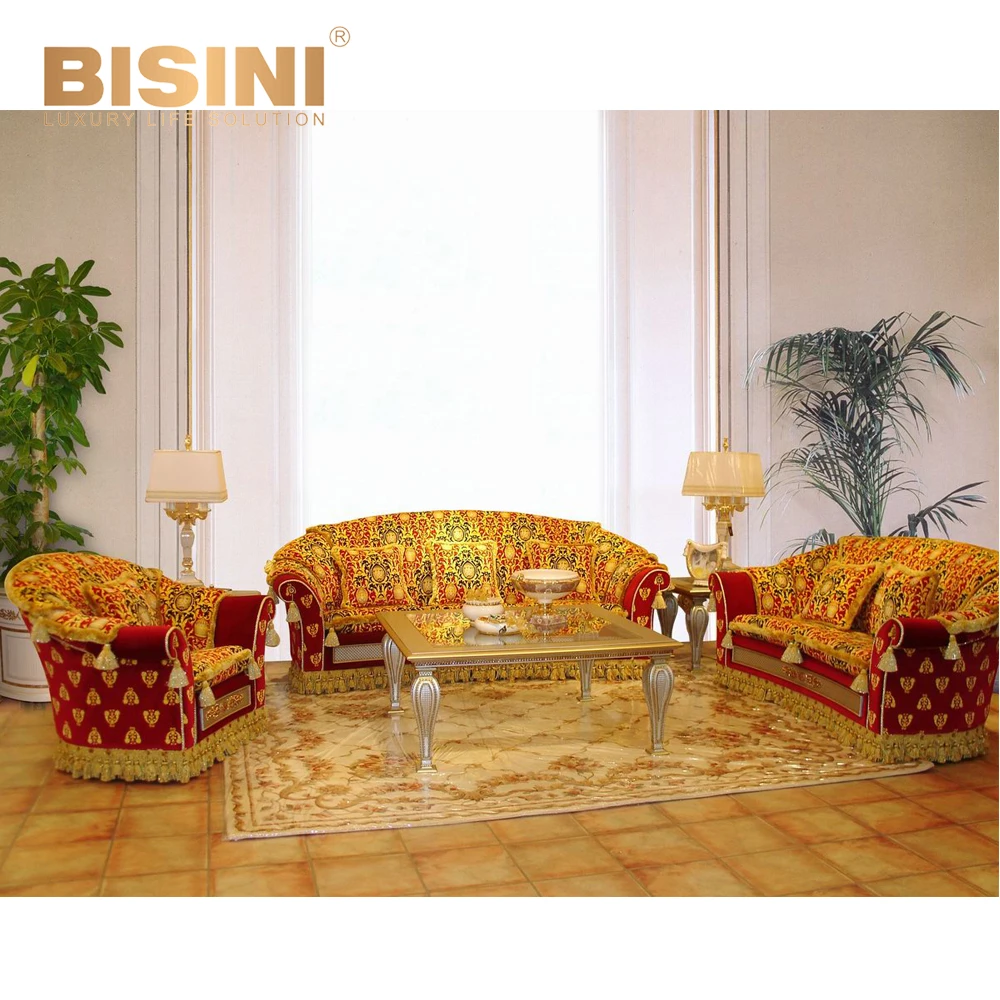 Antique Palace Solid Wood And Brass Luxurious Bedroom Set 5 Star Hotel