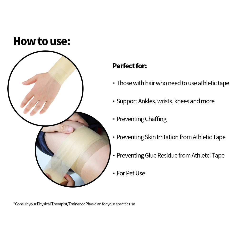 Breathable Medical Polyurethane 6cm*20m Under Wrap Foam Bandage Injury Pre Wrap Bandage For