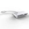 All in 1 / Multi in 1 8 Pin to Card Slot SD TF CF Memory Card Reader and Share OTG Adapter