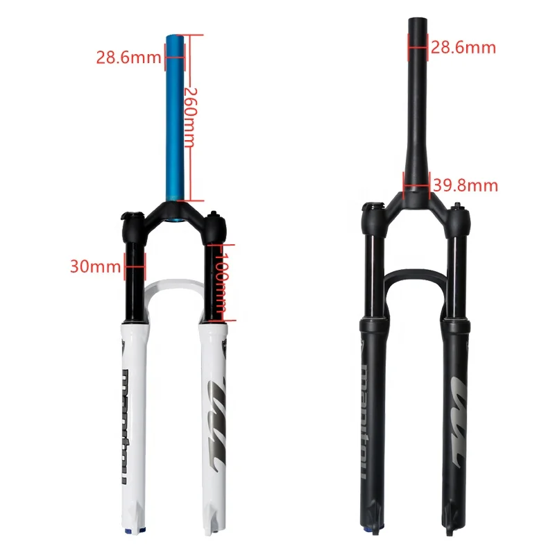 2021 새로운 Manitou Markhor M30 Mtb 지방 스포일러 봄 자전거 서스펜션 포크 Buy 지방 자전거