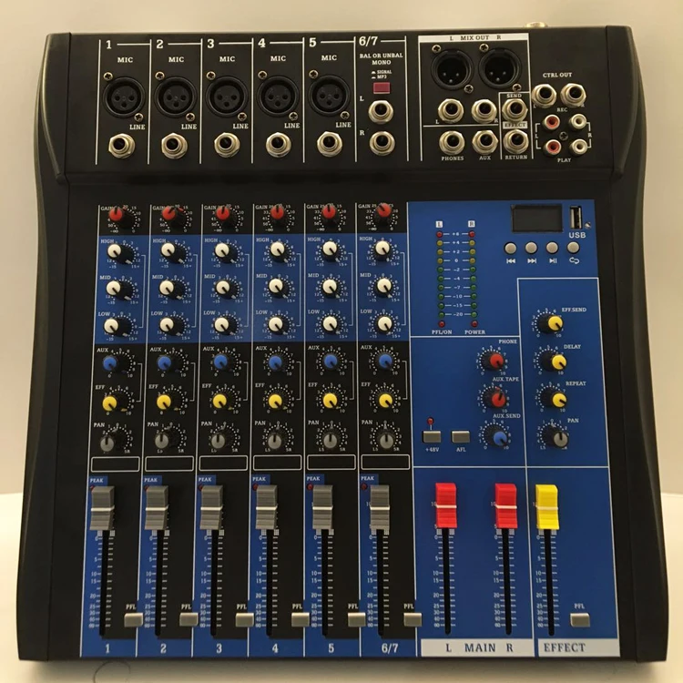 Ct60s Mini Audio Mixer With Mp3 Player For Sound System Buy Audio