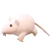 Popular Cartoon Year of the Rat Mascot Plush Toys Mimic White Mouse Stuffed Soft Doll For Sale Can add Logo
