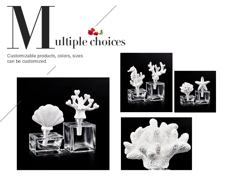 pretty flower like gypsum diffuser