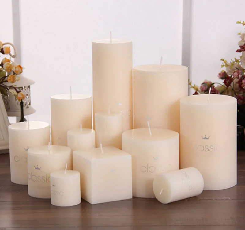 Wholesale Ivory Pillar Candles,Perfect For Wedding And Parties Buy