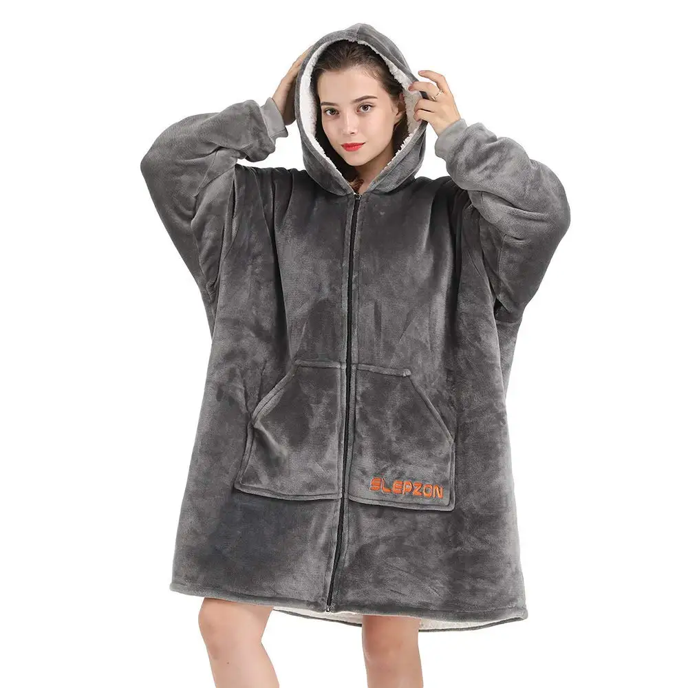 Hooded Robe Sweatshirt Wearable Blanket Oversized Hoodie Soft Warm Throw Sherpa Blanket Buy Hooded Wearable Robe Wearable Hoodie Sherpa Hoodie Oversized Blanket Product On Alibaba Com