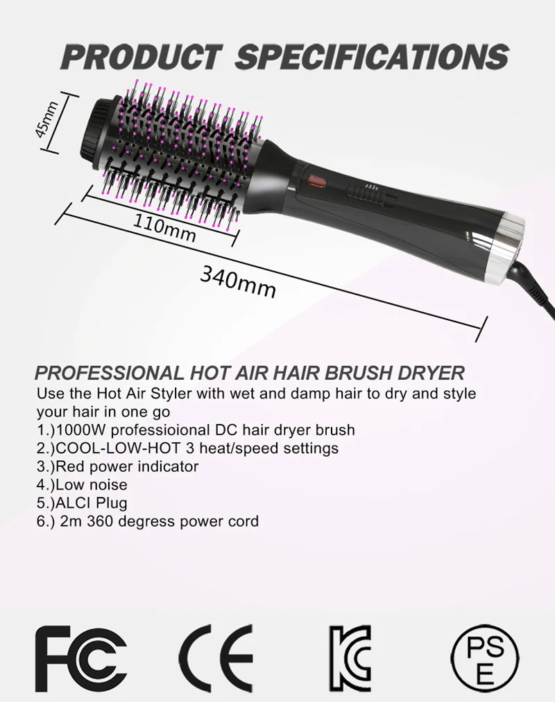 best rotating hair dryer brush