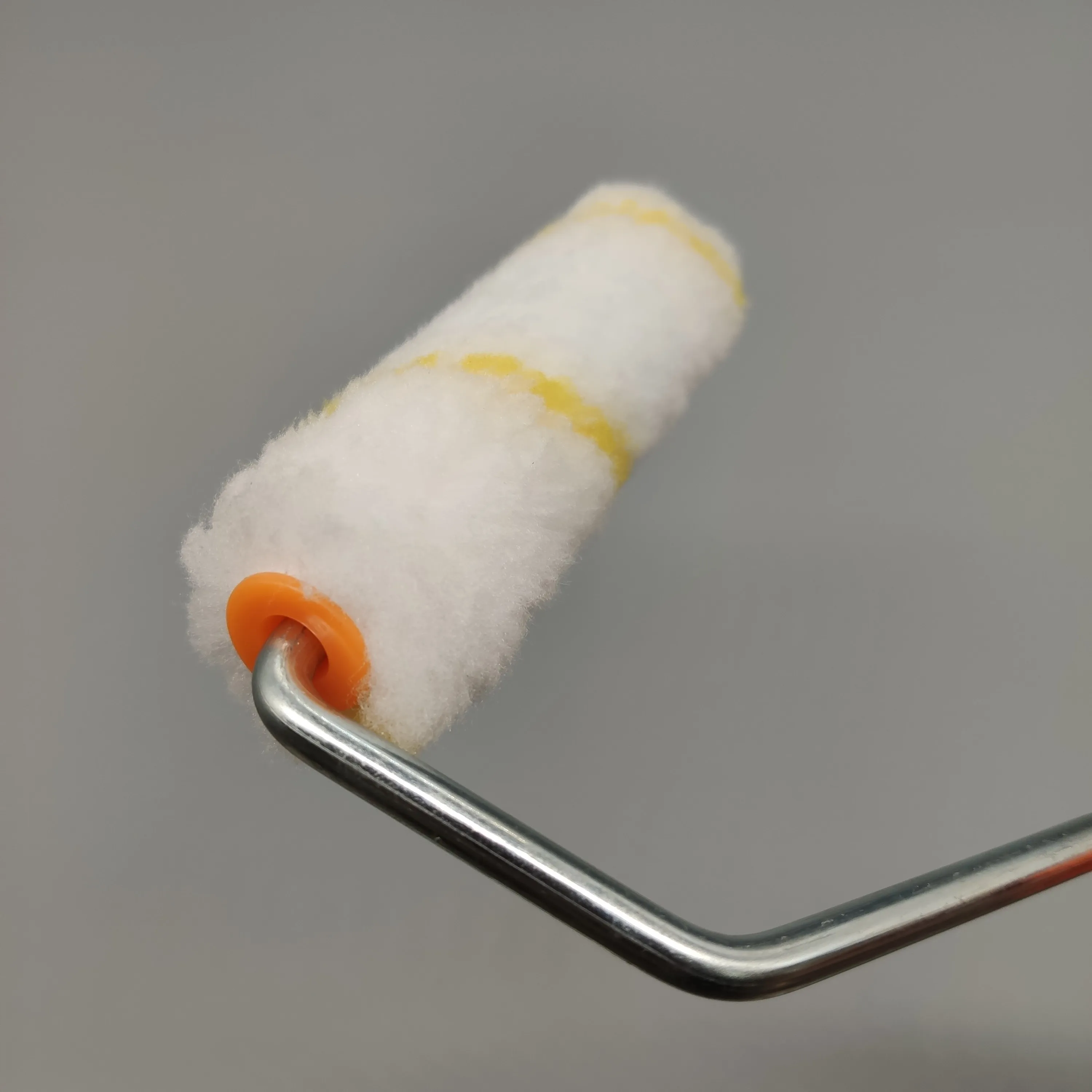High Quality Nonshedding Yellow Stripes Rough Surface Paint Roller