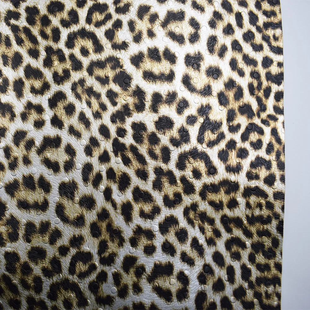 Guangzhou Wholesale Faux Synthetic Leopard Print Pu/pvc Leather Good