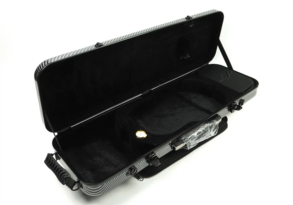 Factory Wholesale Price Oblong Violin Case Carbon Fiber Violin Case 4/4