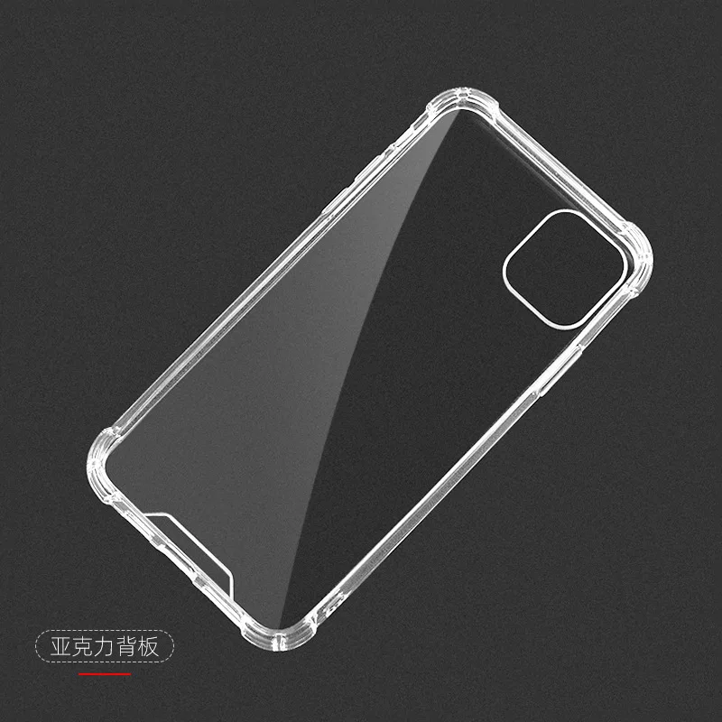 Shockproof clear hard case for iphone 11 11 pro 11 pro max hard back cover