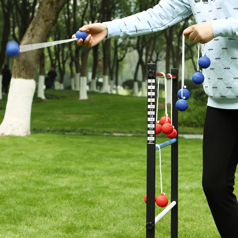 Outdoor Garden Backyard Lawn Ladder Golf Toss Game For Kids And Aduls