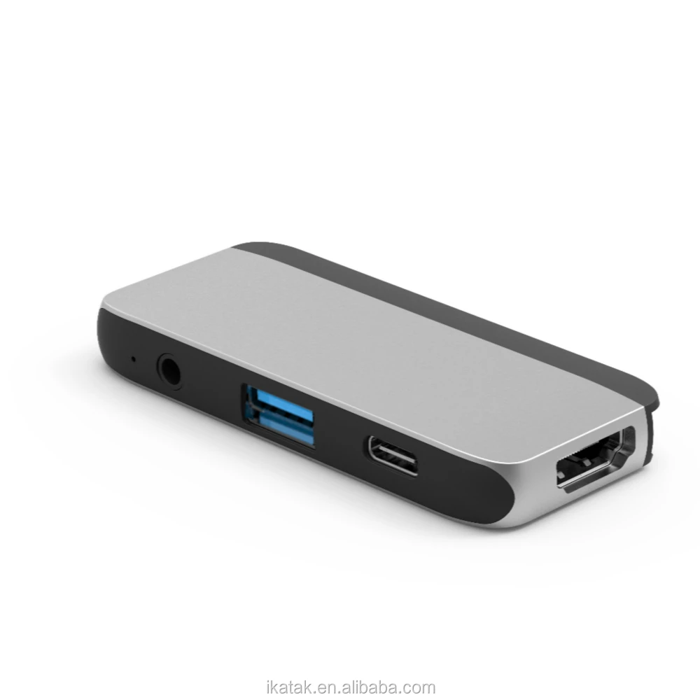 4 in1 USB-C Adapter with Compact Magnetic Holder USB Type C hub for iPad.jpg