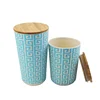 2019 Amazon Hot Selling New Produce High Quality Bamboo Fiber Bread Storage Box / food container with cutting board lid