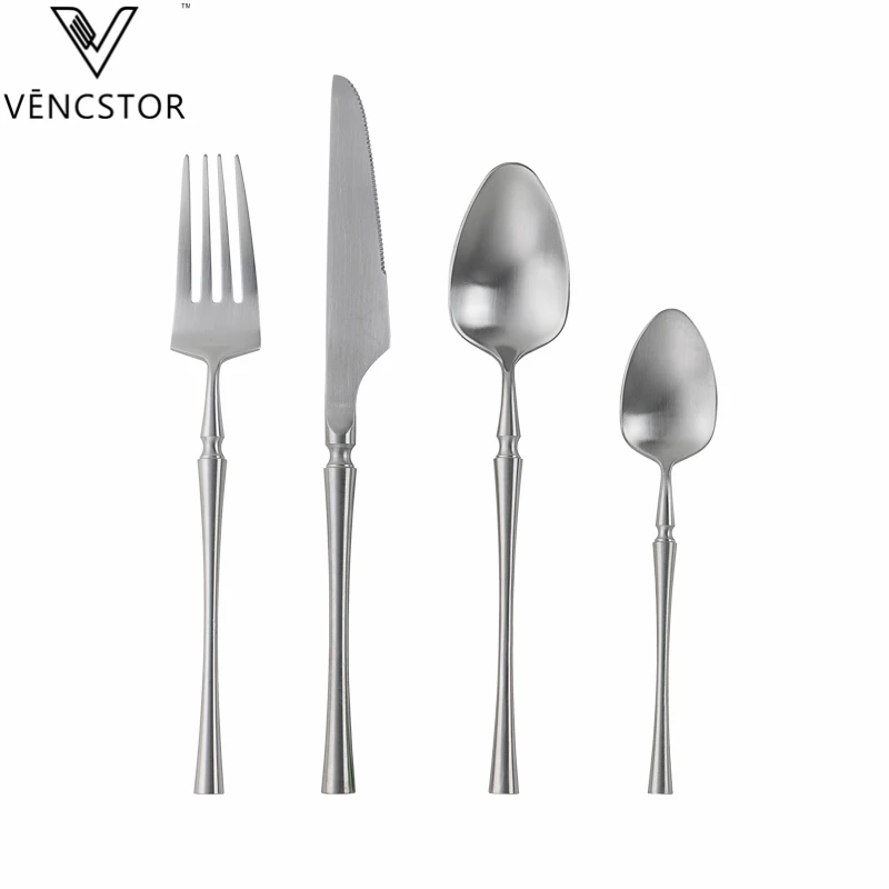 Custom Silverware Cutlery Set Manufacturers Silver Plated Flatware For