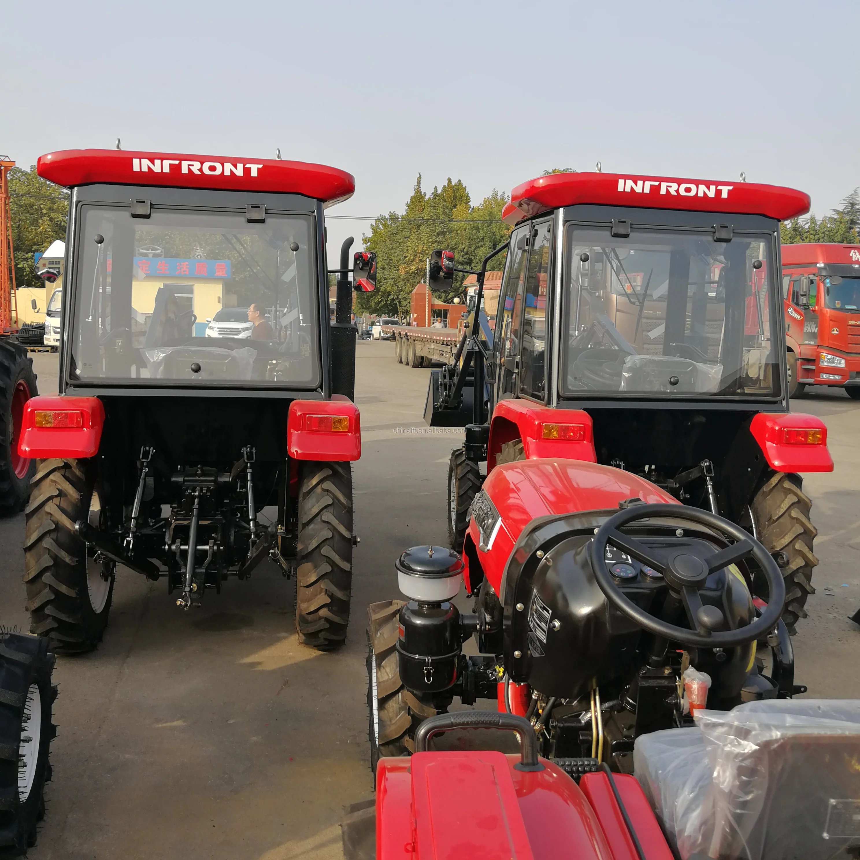 80hp 4wd Farm Tractor With Front Loader - Buy 80hp 4wd Farm Tractor ...