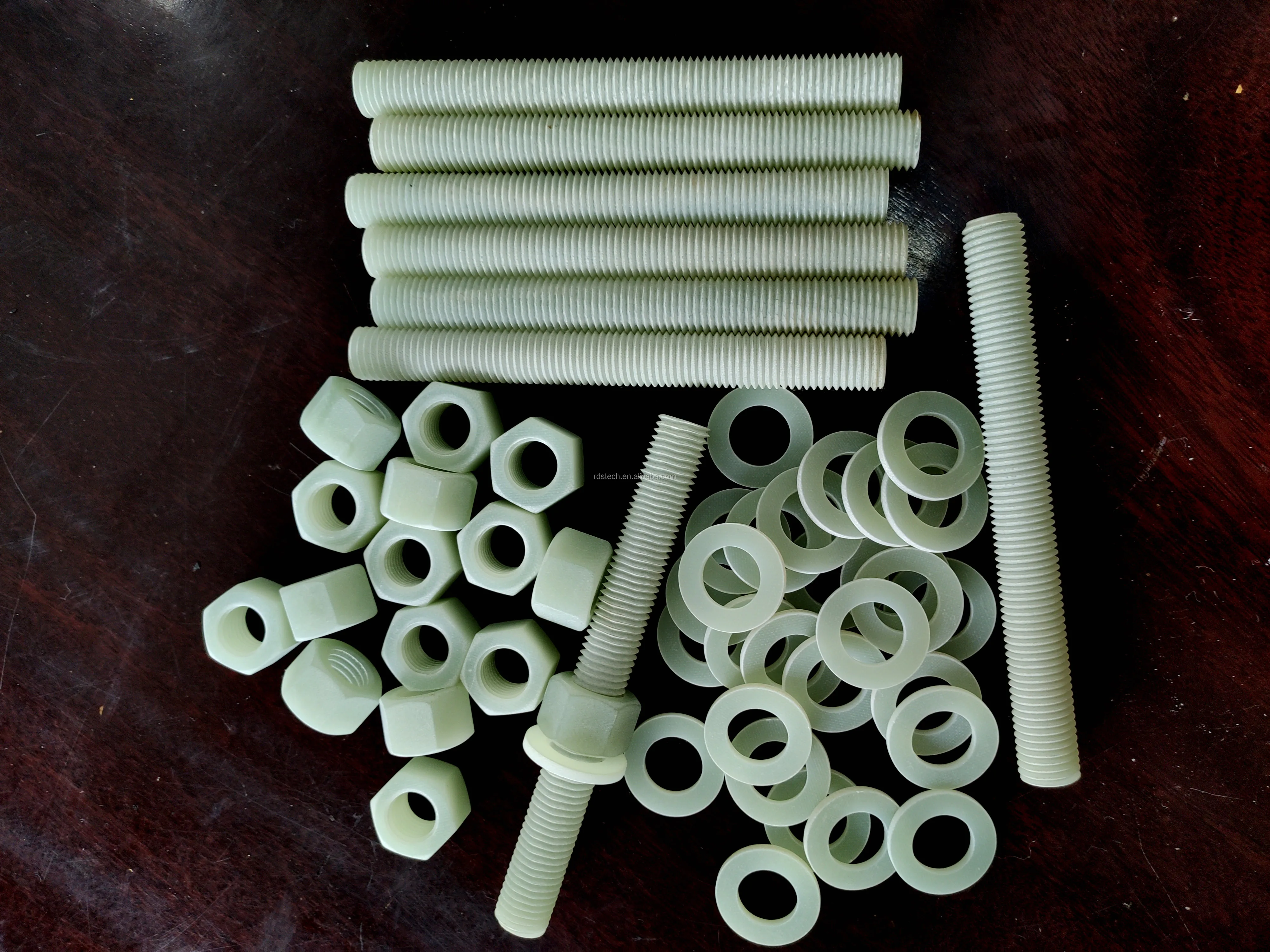 Epoxy Fiberglass Fr4 Processed Bolts Screw Stud Plastic Bolt Nut Buy