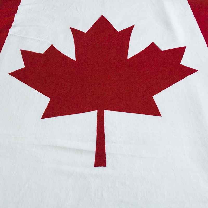 Double Layer Thick Canadian Maple Leaf Canada Flag Sherpa Plush Throw Blanket Buy Double Layer