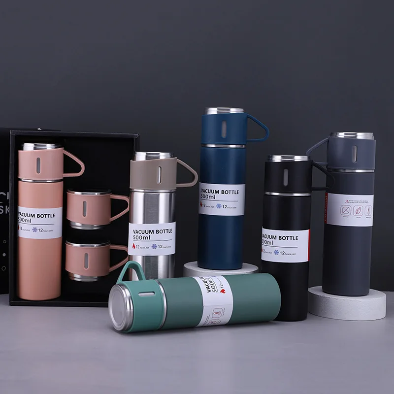 Wholesale Vacuum Flask Set 201/304 Stainless Steel Thermos Vacuum Flask