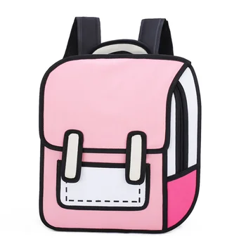 2d cartoon backpack
