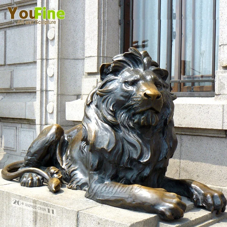 Decorative Outdoor Bronze Lion Sculpture Animal State For Garden Buy