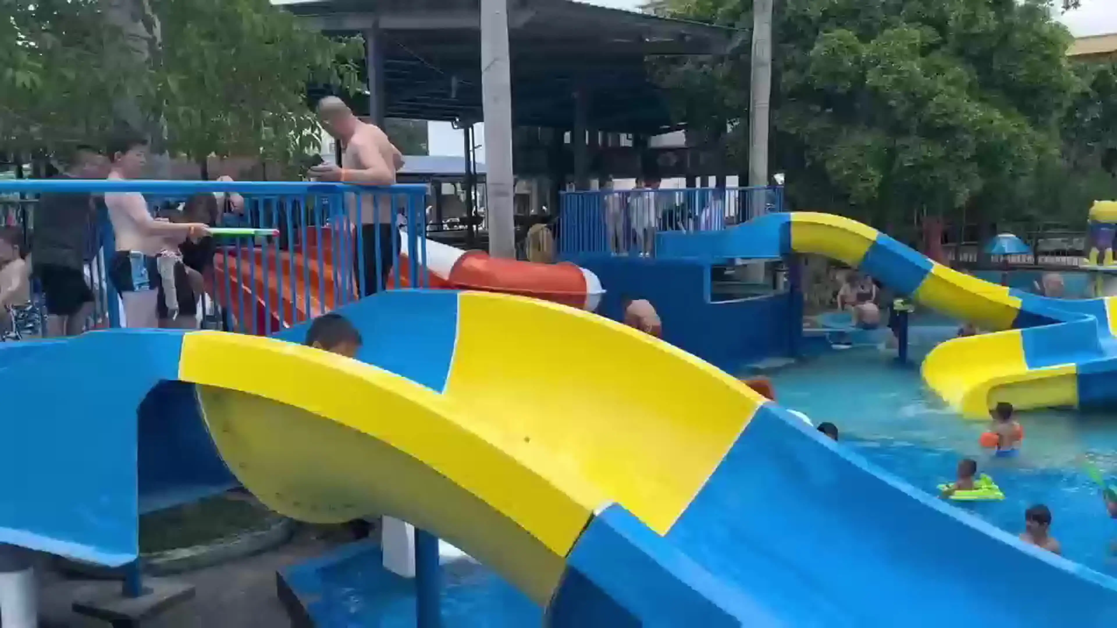 Aqua Park Fiberglass Water Slide Water Park Rides for Sale