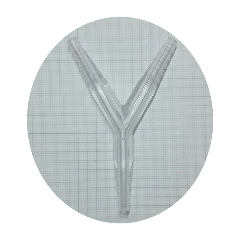 High Quality Oem Durable 3 Way Plastic Respiratory Y Tube Connector