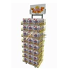 Attractive Pattern D Shelves Display Stand For Snacks Candy