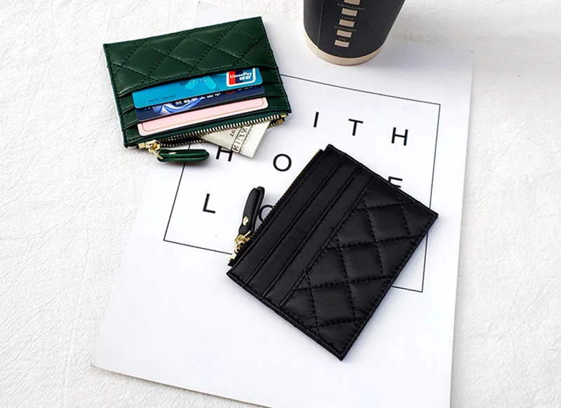 Custom Pocket Atm Debit Bank Business Genuine Leather Credit Card ...