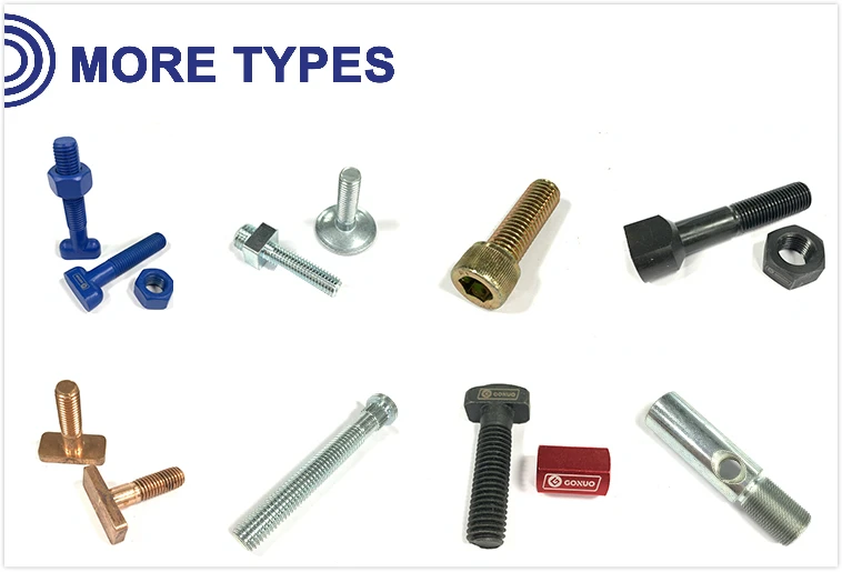 Customized Service Metric Full Thread M12 Aluminum Hex Bolt With Nut supplier
