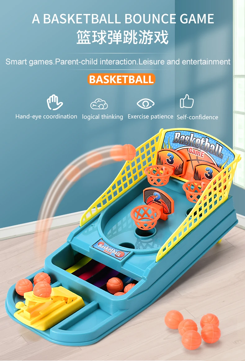 Children Indoor Sports Mini Finger Basketball Shooting Toy for Entertainment 