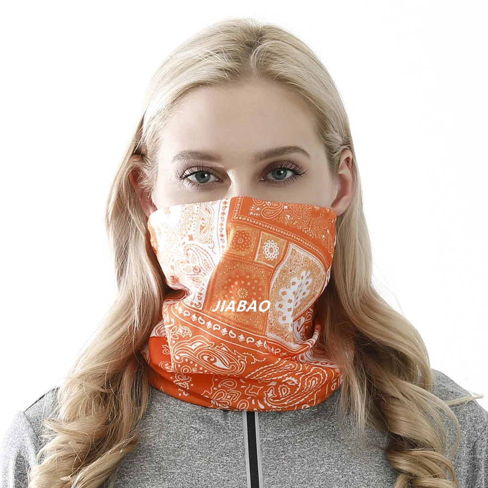 Outdoor Sports Fabric Skull Bandana Face Mask Designs Balaclava Neck
