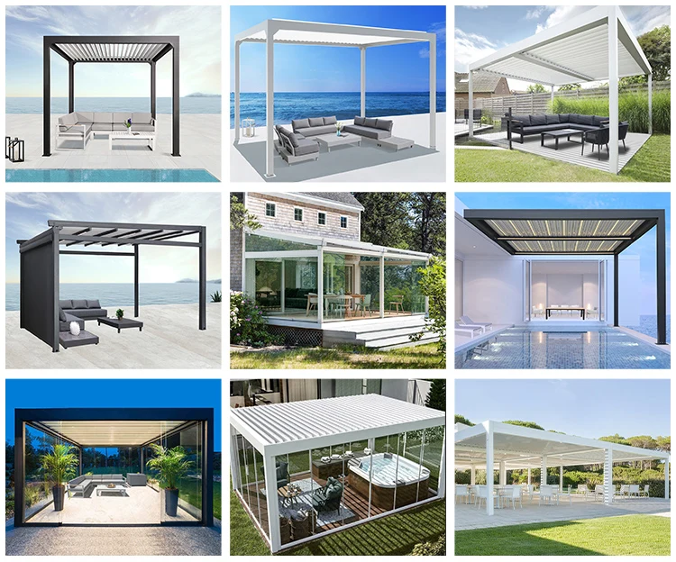 Modular Transversal Al Aire Libre Sofá Set 6 Pcs Grey Plataforma De